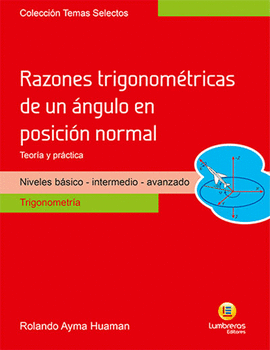 RAZONES TRIGONOMETRICAS DE UNA ANGULO  EN POSICI�N NORMAL
