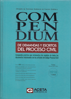 COMPENDIUM DE DEMANDAS Y ESCRITOS DEL PROCESO CIVIL