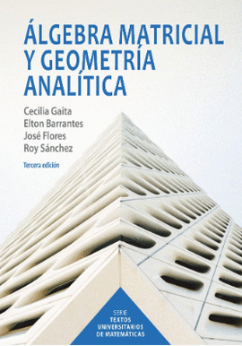 ALGEBRA MATRICIAL Y GEOMETRIA ANALITICA