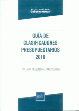 GUIA DE CLASIFICADORES PRESUPUESTARIOS 2018
