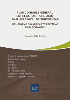PLAN CONTABLE GENERAL EMPRESARIAL (PCGE 2020): AN�LISIS A NIVEL DE SUBCUENTAS