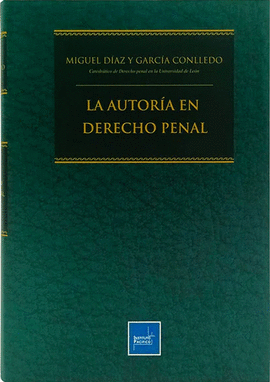 LA AUTOR�A EN DERECHO PENAL