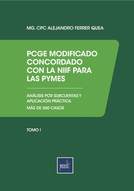 PCGE CONCORDADO CON NIIF PARA PYMES TOMO 1