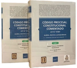 CDIGO PROCESAL CONSTITUCIONAL COMENTADO - 2 TOMOS