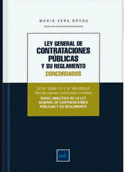 LEY GENERAL DE CONTRATACIONES PUBLICAS Y SU REGLAMENTO CONCORDADOS