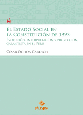 EL ESTADO SOCIAL EN LA CONSTITUCIN DE 1993