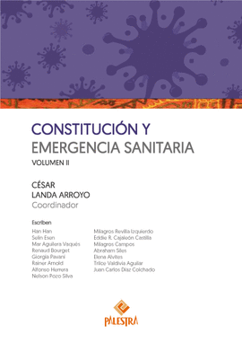 CONSTITUCI�N Y EMERGENCIA SANITARIA VOL. II