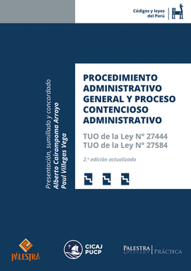 PROCEDIMIENTO ADMINISTRATIVO GENERAL Y PROCESO CONTENCIOSO ADMINISTRATIVO