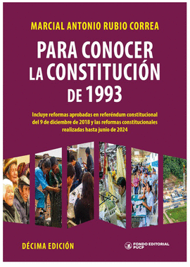 PARA CONOCER LA CONSTITUCION DE 1993