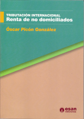 TRIBUTACIN INTERNACIONAL RENTA DE NO DOMICILIADOS