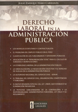 DERECHO LABORAL EN LA ADMINISTACION PUBLICA