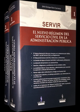 SERVIR EL NUEVO R�GIMEN DEL SERVICIO CIVIL EN LA ADMINISTRACION PUBLICA TOMO 2