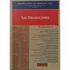 OBSERVATORIO DE DERECHO CIVIL OBLIGACIONES VOL 17