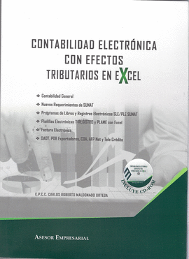 CONTABILIDAD ELECTR�NICA CON EFECTOS TRIBUTARIOS EN EXCEL + CD-ROM