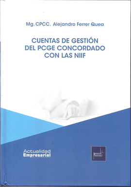 CUENTAS DE GESTIN DEL PCGE CONCORDADO CON LAS NIIF