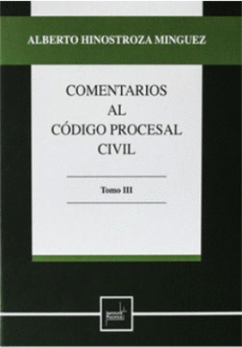 COMENTARIOS AL CDIGO PROCESAL CIVIL TOMO III