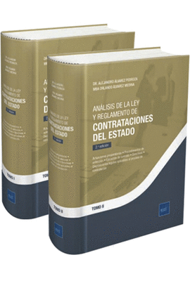 ANLISIS DE LA LEY Y REGLAMENTO DE CONTRATACIONES DEL ESTADO 2 TOMOS