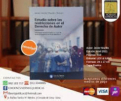 ESTUDIO SOBRE RESTRICCIONES DEL DERECHO DE AUTOR