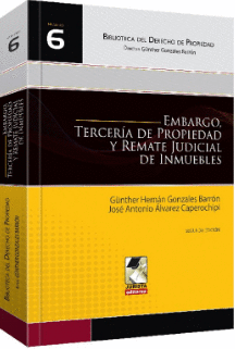 EMBARGO, TERCERIA DE PROPIEDAD Y REMATE JUDICIAL DE INMUEBLES N 6