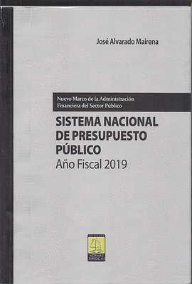 SISTEMA NACIONAL DE PRESUPUESTO PÚBLICO + CD ROM