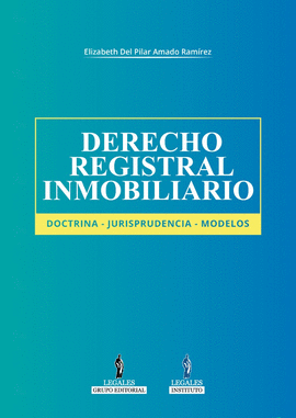 DERECHO REGISTRAL INMOBILIARIO