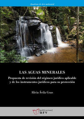 LAS AGUAS MINERALES. PROPUESTA DE REVISION DEL REGIMEN JURIDICO APLICABLE Y DE LOS INSTRUMENTOS JUR�DICOS PARA SU PROTECCI�N