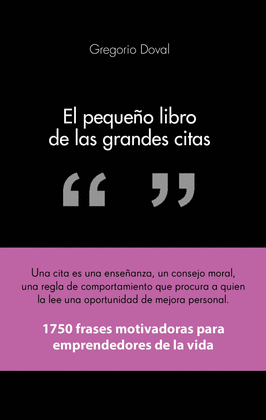 PEQUE�O LIBRO DE LAS GRANDES CITAS