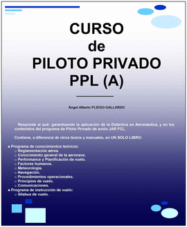CURSO DE PILOTO DE PRIVADO PPL (A)