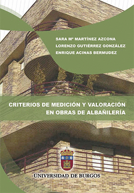 CRITERIOS DE MEDICIN Y VALORACIN EN OBRAS DE ALBAILERA