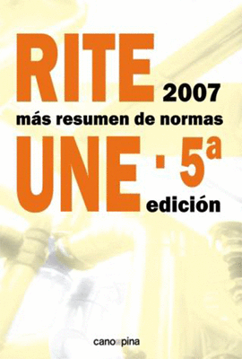RITE 2007 MS RESUMEN DE NORMAS UNE