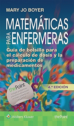 MATEMTICAS PARA ENFERMERAS