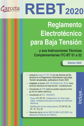 REBT 2020. REGLAMENTO ELECTROTECNICO PARA BAJA TENSIN