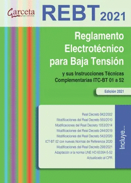 REGLAMENTO ELECTROTECNICO PARA BAJA TENSION (RBT)