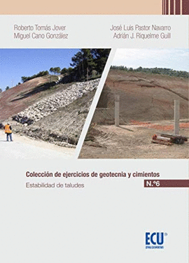 CUADERNO N.� 6. ESTABILIDAD DE TALUDES