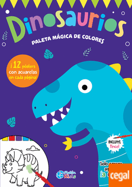 DINOSAURIOS. PALETA MAGICA DE COLORES