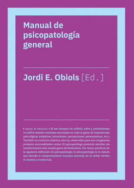 MANUAL DE PSICOPATOLOGA GENERAL