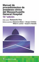 MANUAL DE PROCEDIMIENTOS DE ANESTESIA CLNICA DEL MASSACHUSETTS GENERAL HOSPITAL