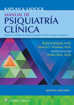 KAPLAN & SADOCK MANUAL DE PSIQUIATRIA CLINICA