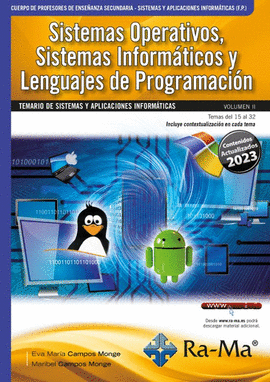 SISTEMAS OPERATIVOS, SISTEMAS INFORM�TICOS Y LENGUAJES DE PROGRAMACI�N