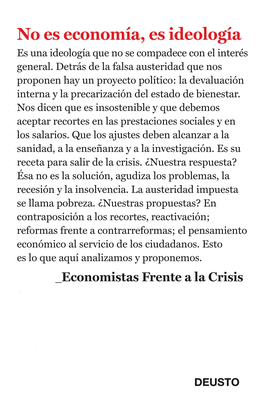 NO ES ECONOMIA ES IDEOLOGIA