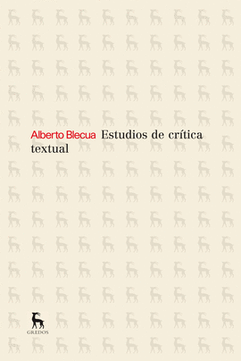 ESTUDIOS DE CRITICA TEXTUAL