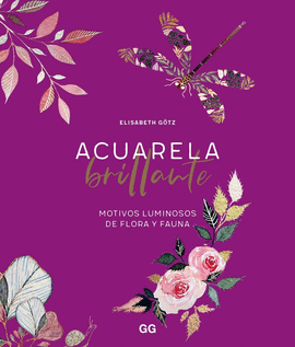ACUARELA BRILLANTE MOTIVOS LUMINOSOS DE FLORA Y FAUNA