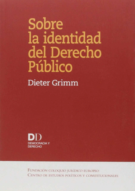 SOBRE LA IDENTIDAD DEL DERECHO PBLICO