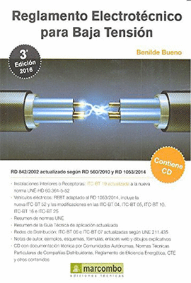 REGLAMENTO ELECTROTCNICO PARA BAJA TENSIN + CD-ROM