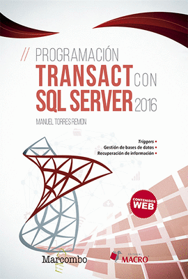 PROGRAMACI�N TRANSACT CON SQL SERVER 2016