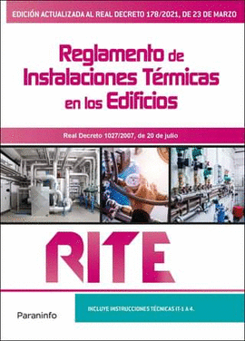 RITE REGLAMENTO DE INSTALACIONES TERMICAS EN LOS EDIFICIOS