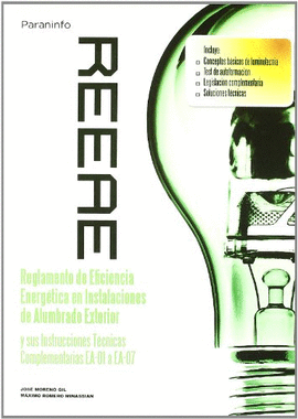 REEAE REGLAMENTO DE EFICIENCIA ENERGETICA EN INSTALACIONES ALUMBRADO EXTERIOR Y SUS INSTRUCCIONES CO