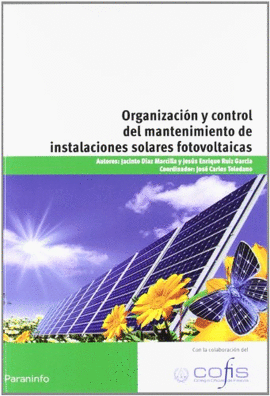 ORGANIZACI�N Y CONTROL DEL MANTENIMIENTO DE INSTALACIONES SOLARES FOTOVOLTAICAS