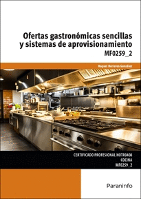 OFERTAS GASTRON�MICAS SENCILLAS Y SISTEMAS DE APROVISIONAMIENTO