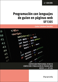 PROGRAMACION CON LENGUAJES DE GUION EN PAGINAS WEB UF1305
